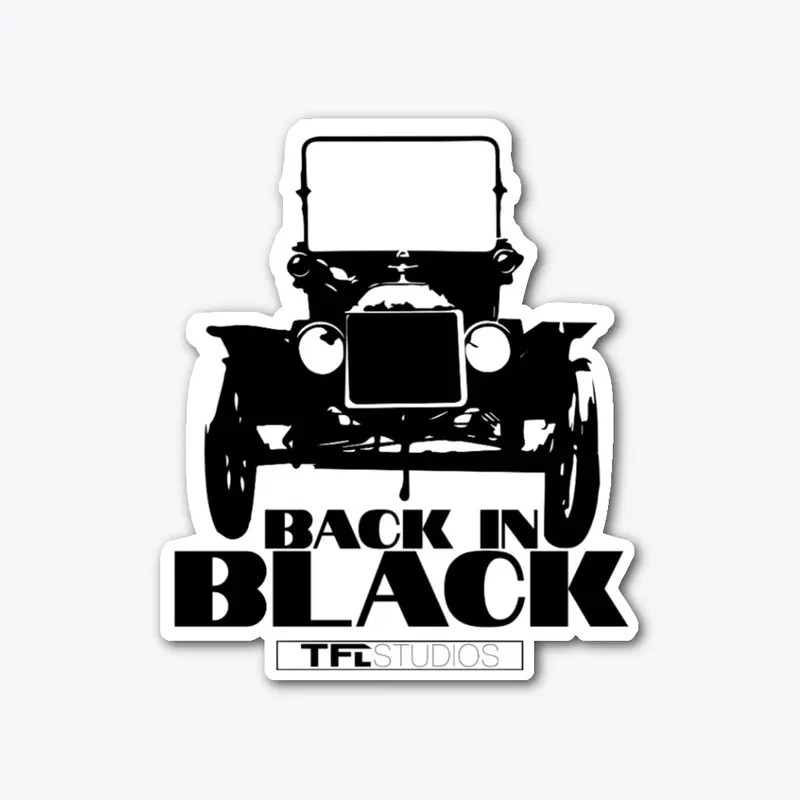 Back in Black Sticker